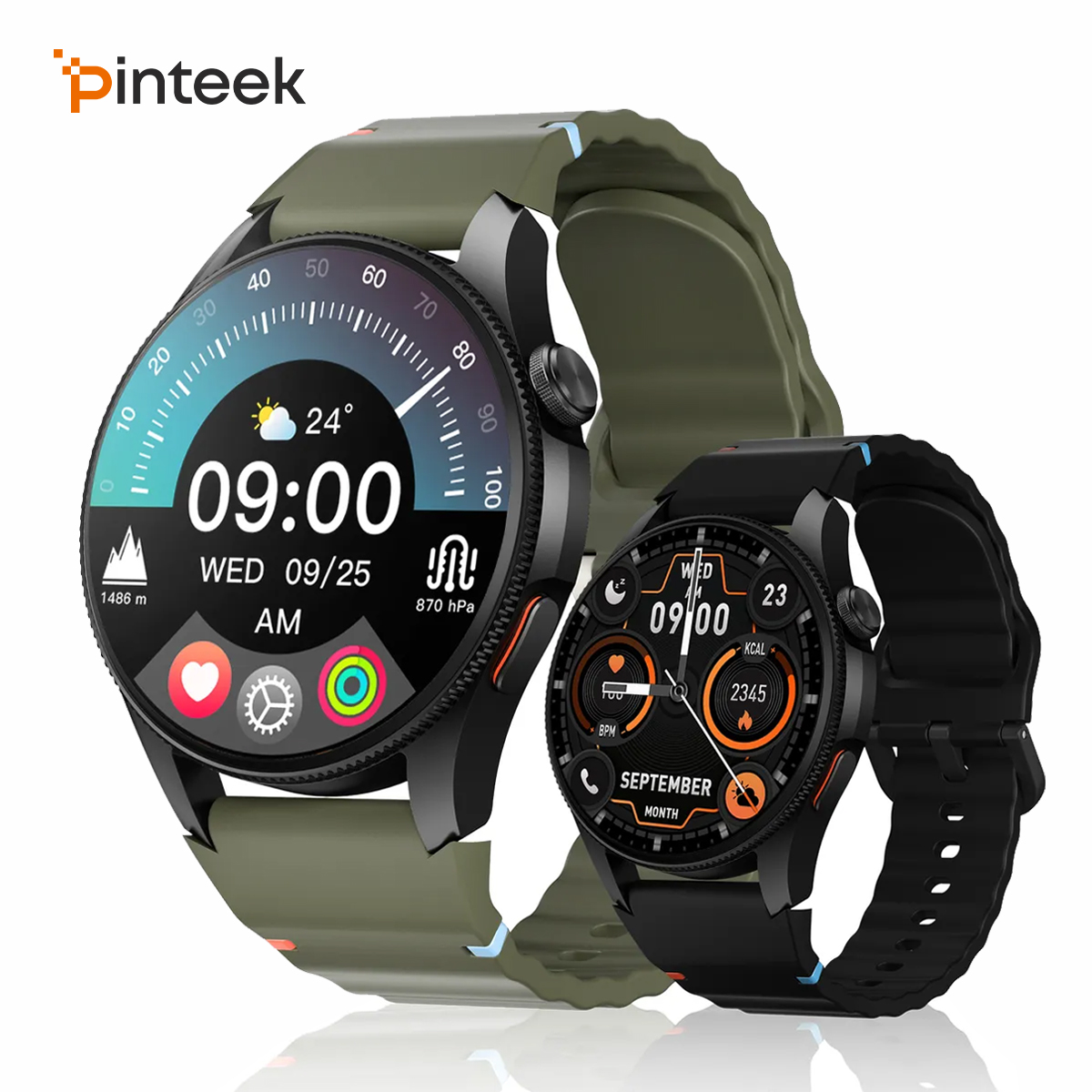 Outdoor Sport Smart Watch - 아우라핏 G12 스마트워치: 1.43인치 터치스크린/ 3ATM