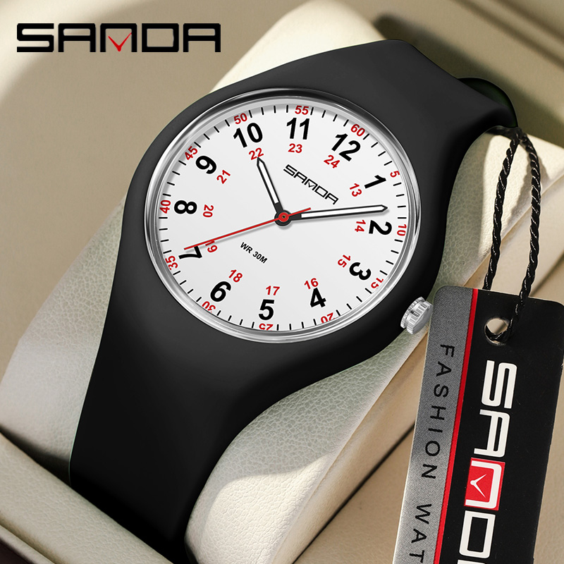 패션 산다 최고 브랜드 핫 세일 여성 석영 방수 실리콘 - Outdoor Sport Watch 리뷰 및 가격
