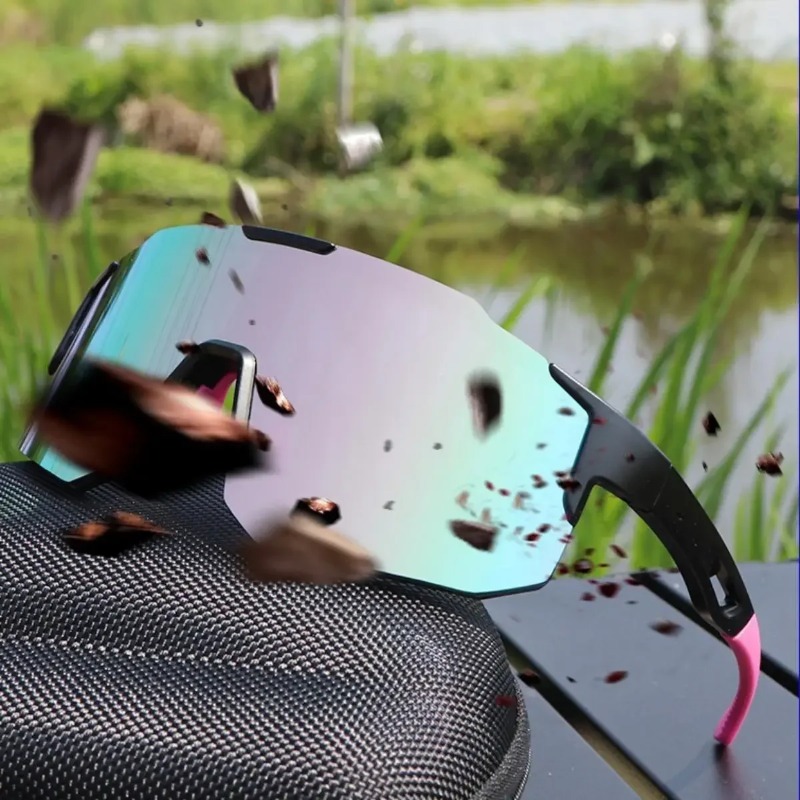 사각형 사이클링 선글라스 대형 프레임 쉐이드 UV 보호 - Outdoor Sport Glasses 리뷰 및 가격
