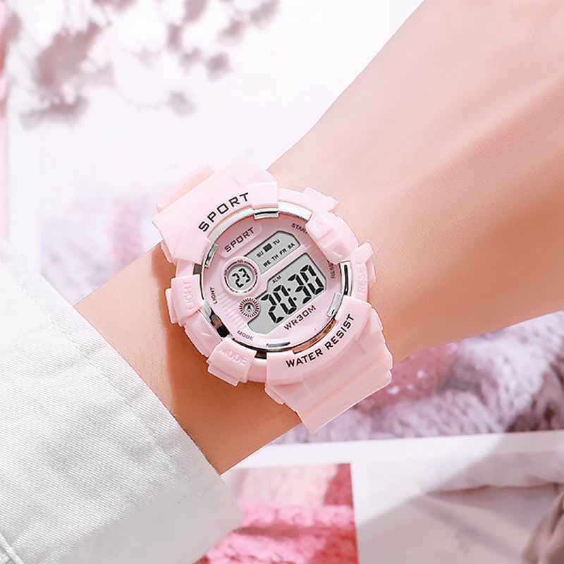 패션 키즈 시계 빛나는 방수 스포츠 디지털 시계 알람  - Outdoor Sport Smart Watch 리뷰 및 가격