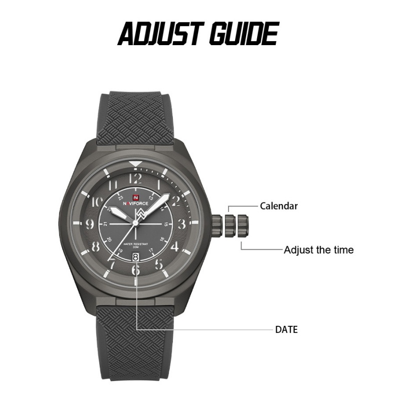 네비포스 남성용 쿼츠 캘린더 시계 3ATM 방수 실리콘 - Outdoor Sport Smart Watch 리뷰 및 가격