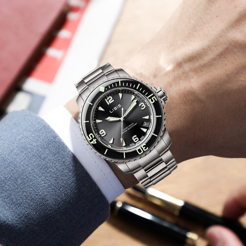 남성용 클래식 블랙 디스크 쿼츠 시계, 스틸 스트랩 야 - Outdoor Sport Smart Watch 리뷰 및 가격