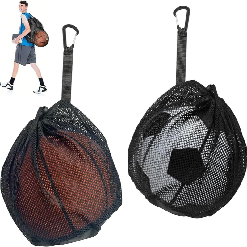 휴대용 농구팀 훈련용 드로스트링 메쉬 가방, 축구 배구 - Outdoor Sports Net 리뷰 및 가격