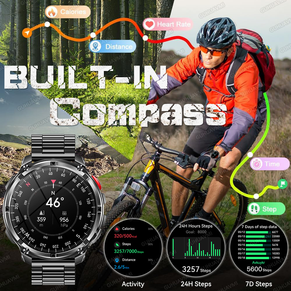 2026 신형 밀리터리 1100mAh 배터리 스마트 워 - Definition Of Outdoor Sport 리뷰 및 가격