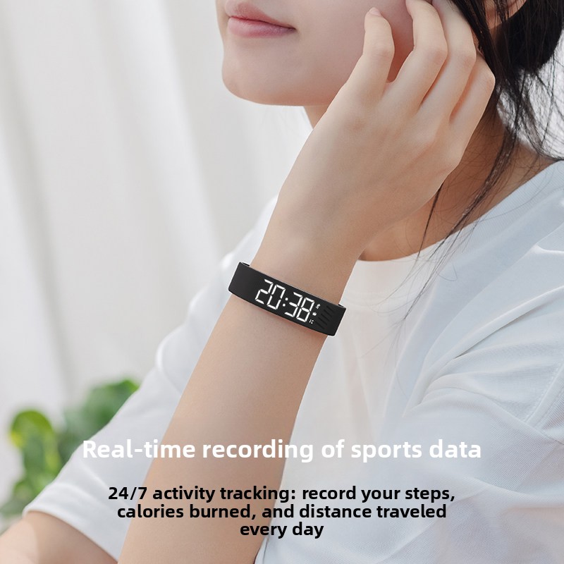 LED 디지털 알람 시계 시계, 조절 가능한 실리콘 스 - Outdoor Sport Watch 리뷰 및 가격